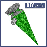 First Grade Candy Cone - PIXELS pat. 2 - sewing set