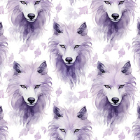 PASTEL WEREWOLF - Muślin bawełniany