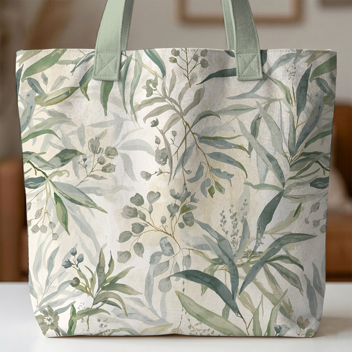 PASTEL FLOWERS WZ. 29 - Slub Weave