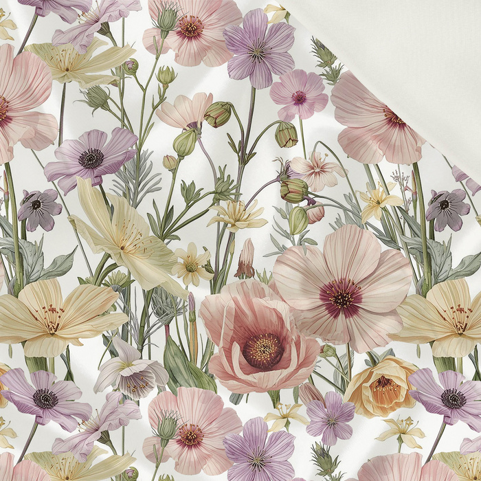 PASTEL FLOWERS WZ. 32 - satén
