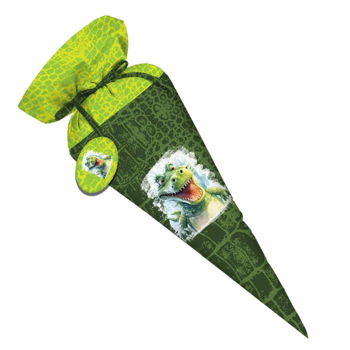 First Grade Candy Cone - WATERCOLOR CROCODILE - sewing set