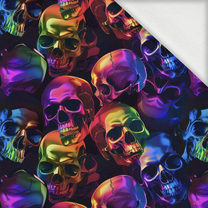 NEON SKULL WZ.1 - teplákovina s elastanem ITY