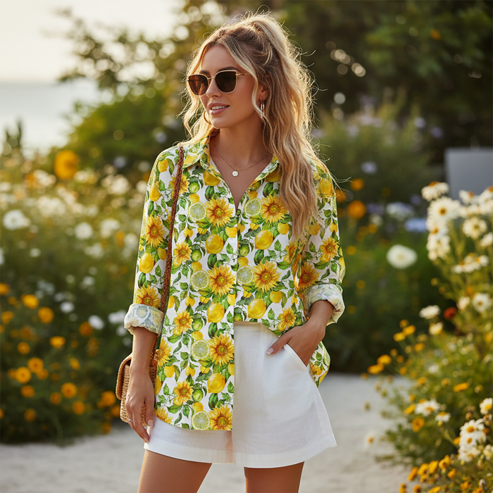 Sunflowers wz. 6 - lycra 300g