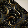 Black & Gold Glamour wz.10 - Upholstery velour