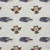 OWLS / books (MAGIC SCHOOL) / M-01 melange light grey