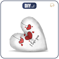 OZDOBNÝ POLŠTÁŘ SRDCE - I LOVE YOU / SRDCE vz. 2