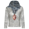 CLASSIC WOMEN’S HOODIE (POLA) - BOTTLE pat. 1 (MAGIC) - looped knit fabric 