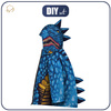 KINDERJACKE DINO (ZOE) - BLUE DRAGON - Nähset (98/104)