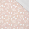 LOVE / SERDUSZKA BIAŁE (ZAKOCHANE PTAKI) - single jersey z elastanem