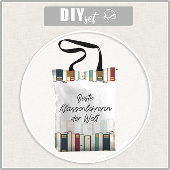 SHOPPER BAG -  Beste Klassenlehrerin der Welt - sewing set