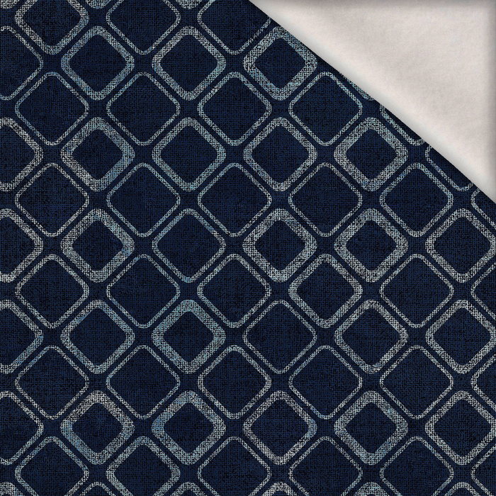 GEOMETRIC MINIMAL WZ. 13 - teplákovina počesaná s elastanem ITY