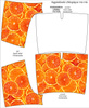 Boy's swim trunks - ORANGES - sewing set