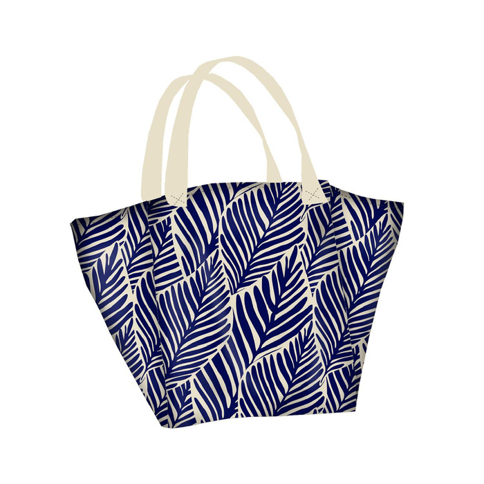 XL bag with in-bag pouch 2 in 1 - LEAVES wz.2 - sewing set