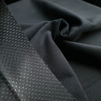 Bonded Mesh Polar Fleece – black