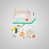 Sewing mashine / Garment accessories - panel single jersey TE210