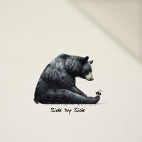 BEAR WZ. 3 - Panel (60cm x 50cm)  Polster- Velours