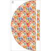 Skirt panel "MAXI"/ Flowers pat.37