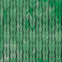 BRAID / green - Woven Fabric for tablecloths