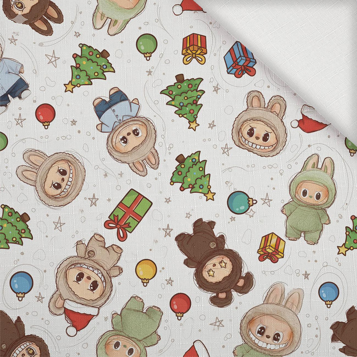 Creepy Cute Christmas WZ.2 - Woven Fabric for tablecloths