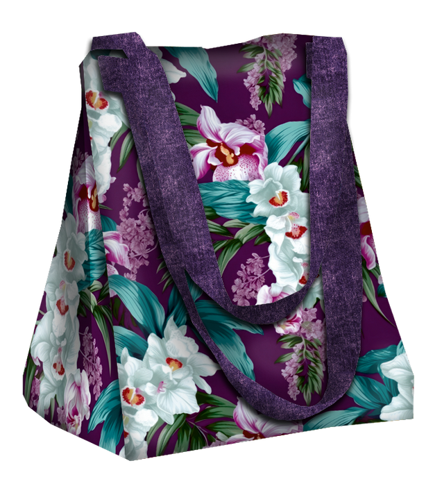 Taška XL s sáčkem 2 v 1 - EXOTIC ORCHIDS VZ. 4 - sada siti