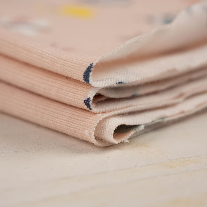 ZIMNÍ VRABCI / lososová - úplet 