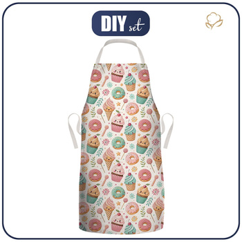 APRON - SWEETS pat.8 - sewing set