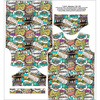 KINDER T-SHIRT- COMICS (bunt) - Single Jersey (116/122)
