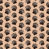 PAWS (BEARS AND BUTTERFLIES) - Waterproof woven fabric