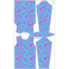 THERMO KINDER BLUSE (BILLIE) - NEON ZEBRA M. 4 - Nähset