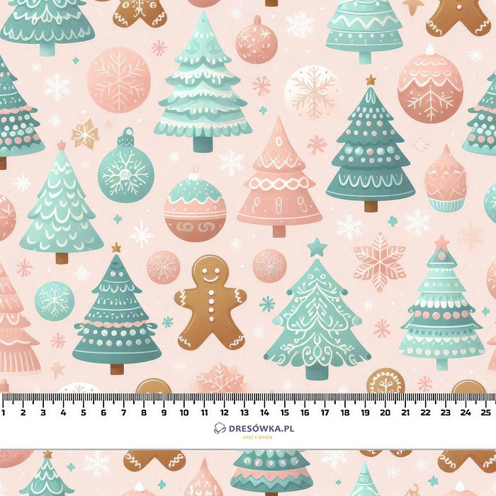 Pastel Christmas wz. 1 - single jersey 