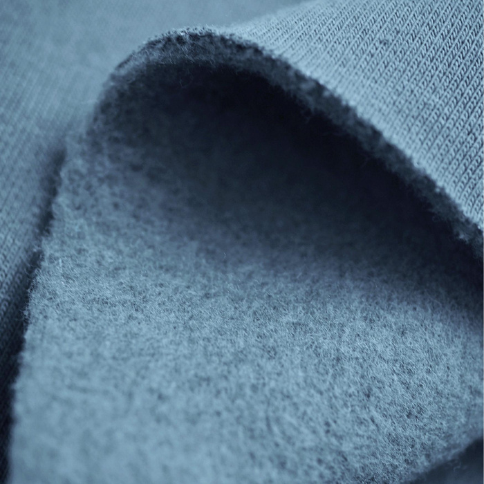 M-18 DUSTY BLUE - thick brushed sweatshirt D300