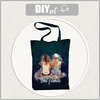 SHOPPER TASCHE - BEST FRIENDS - Wasserabweisende Webware - Nähset