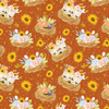 BUNNIES PAT. 4 (CUTE BUNNIES) - Woven Fabric for tablecloths