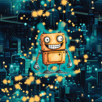 ROBOT wz.12 - PANEL (60cm x 50cm) dzianina pętelkowa z elastanem ITY