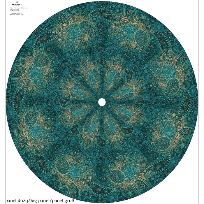 MEHNDI 2.0 - big circle skirt panel