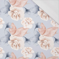 RETRO FLOWERS WZ. 4 - single jersey z elastanem