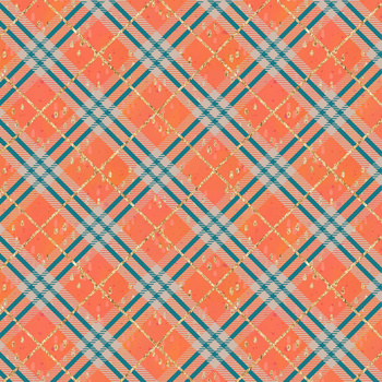 GLITTER CARO / orange (GLITTER HERBST) - Viskose Jersey