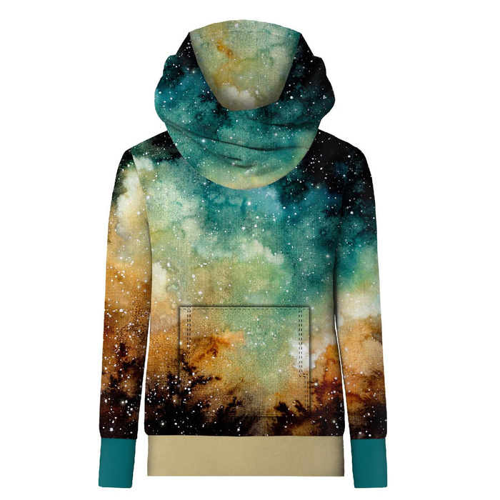 BLUZA Z KAPTUREM UNISEX (HYDRA) - GALAKTYCZNA PODRÓŻ - zestaw do uszycia XS