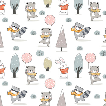 ZIMOWE PARTY WZ. 2 (ZIMOWA ZABAWA) - tkanina wodoodporna