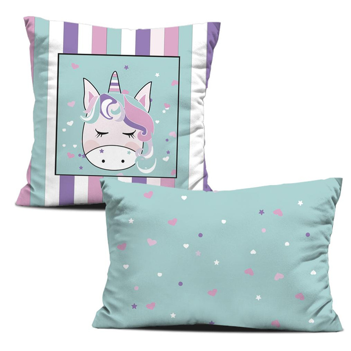 DECORATIVE PILOWS - UNICORN ALICE