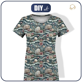 DAMEN T-SHIRT - SEA WORLD m. 1 - Nähset