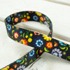 Smooth webbing tape - LOWICZ FOLKLORE (black) / Choice of sizes