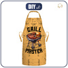 Zástěra - GRILL MASTER - Sada šití