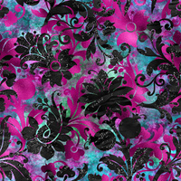 FLORAL MS. 9 - Wintersweat angeraut mit Elastan ITY