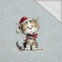 CHRISTMAS PETS WZ. 3 - panel (60cm x 50cm) looped knit