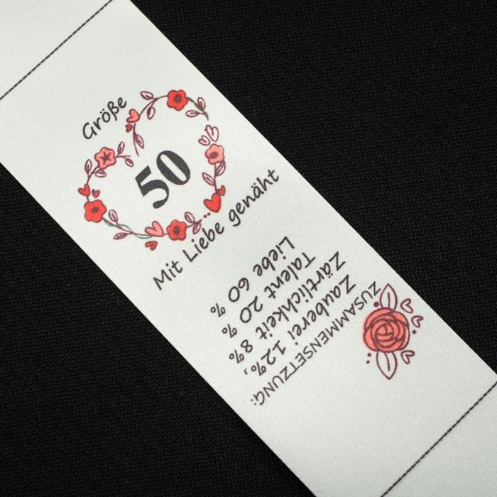 Mädchen Textillabel DE - Größe 164 - 4 Stck Set