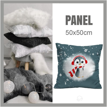 CUSHION PANEL - ALBI THE WINTER PENGUIN