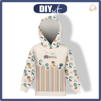 KINDER HOODIE (ALEX) - DINO / COOL DUDE - Nähset