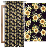 SONNENBLUMEN M. 6 / schwarz - Sommerswea tmit Elastan ITY