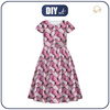 KID'S DRESS "MIA" (122/128) - LILACS - sewing set